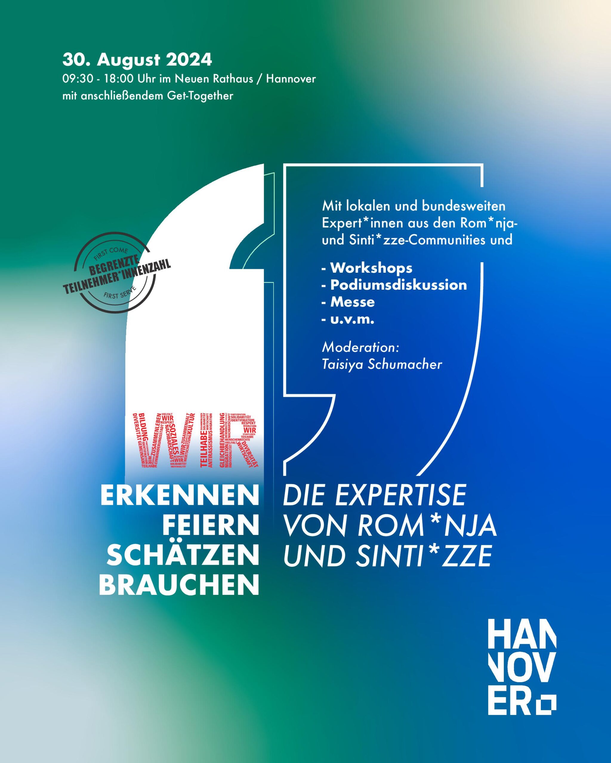 Flyer "Offensive für Rom*nja und Sinti*zze"