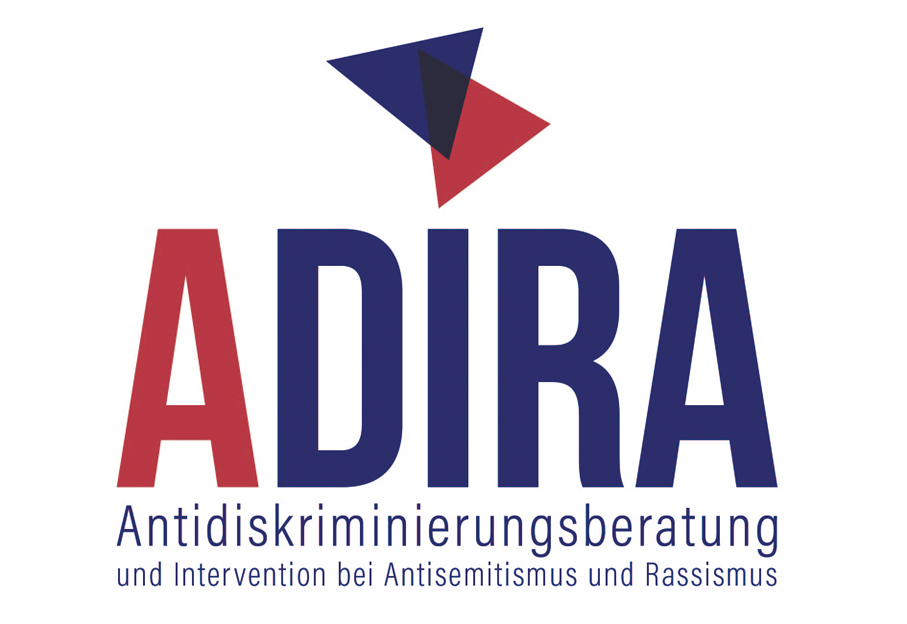 Logo von ADIRA – Antidiskriminierungsberatung und Intervention bei Antisemitismus und Rassismus