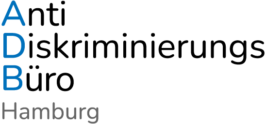 Logo von Antidiskriminierungsbüro Hamburg (ADB) von basis & woge e.V. mit den Projekten amira und read