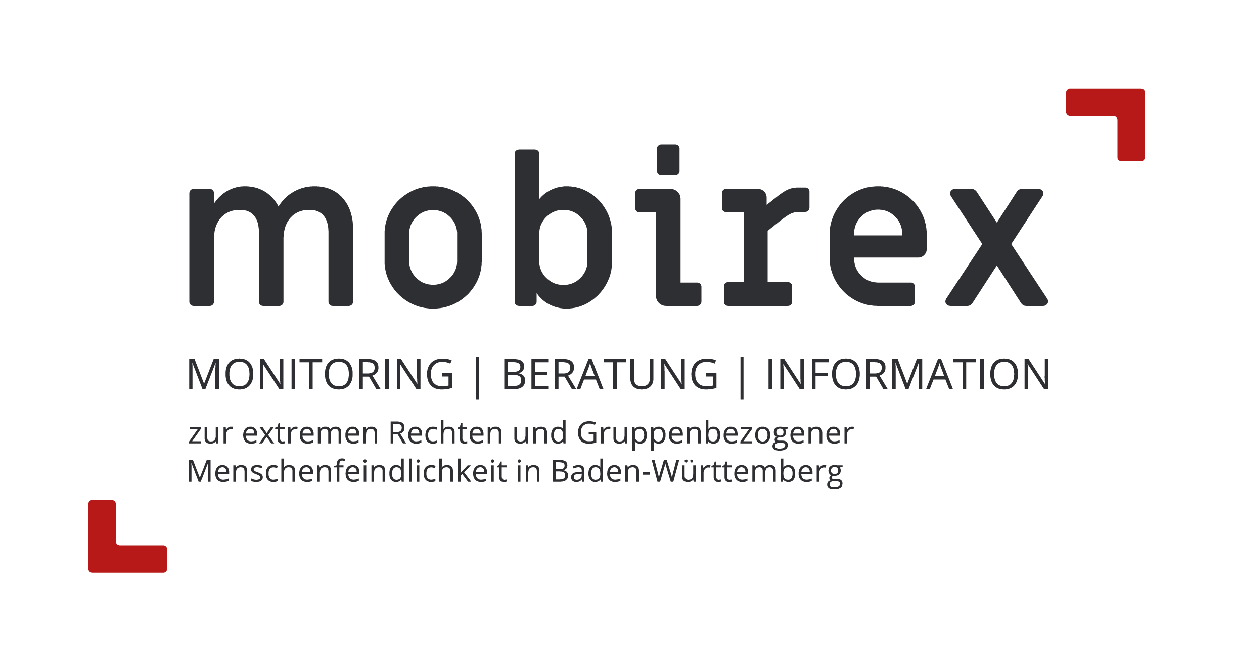 Logo von mobirex - Monitoring | Beratung | Information zur extremen Rechten, Gruppenbezogener Menschenfeindlichkeit